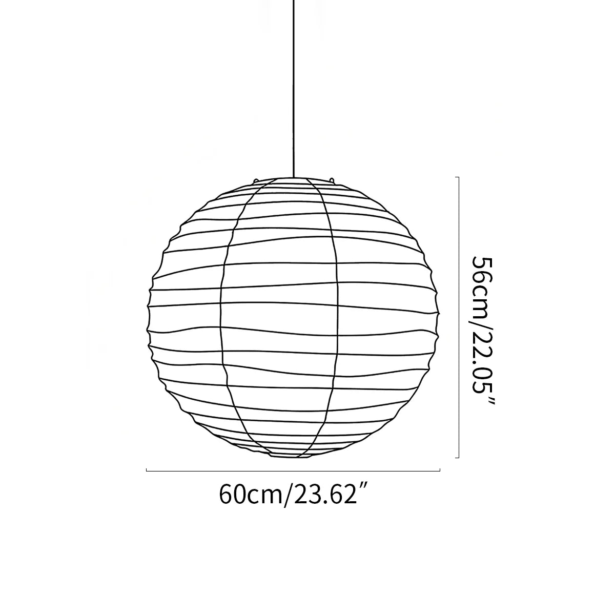 Feyran Akari D Series Pendant Lamp for Dining Room
