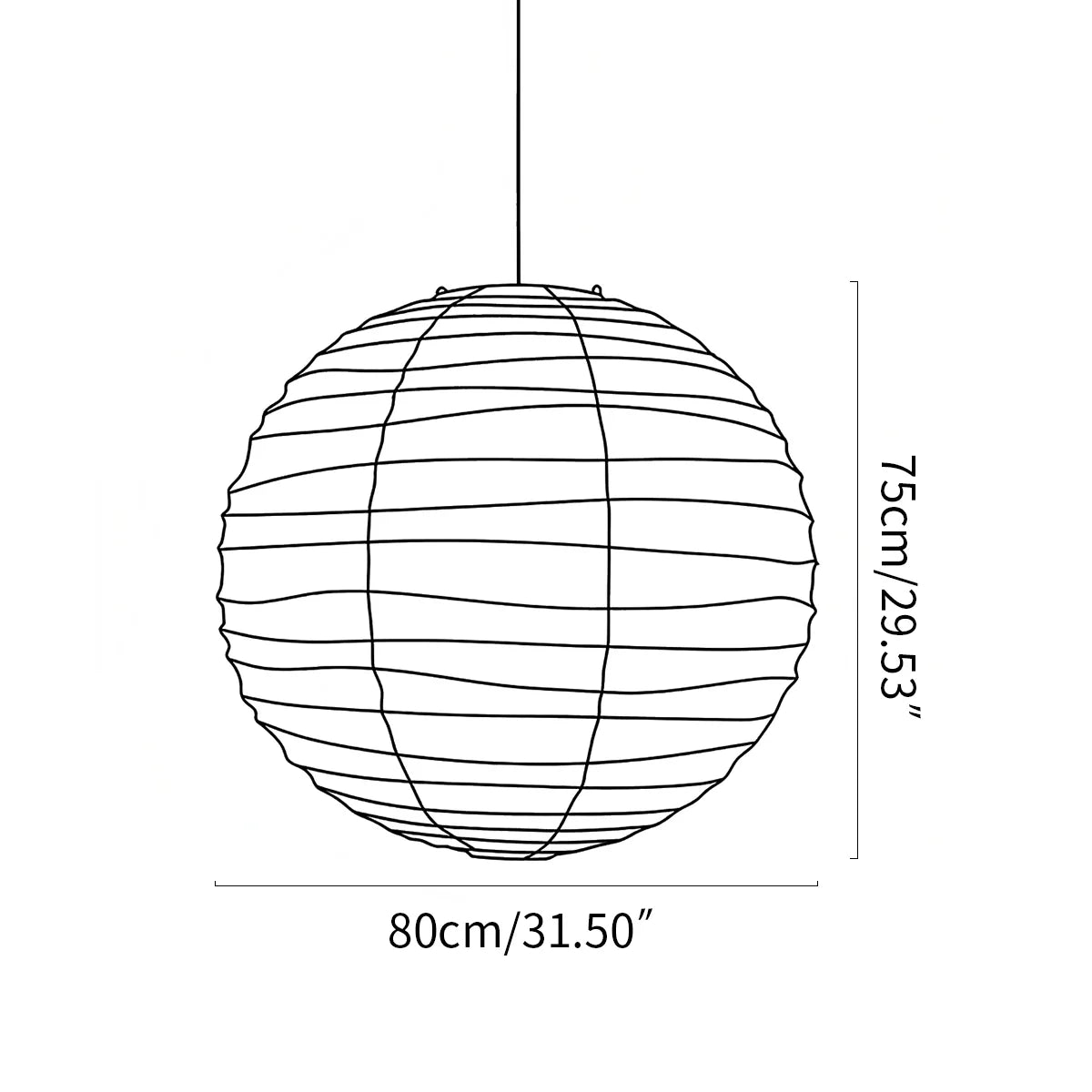 Feyran Akari D Series Pendant Lamp for Dining Room
