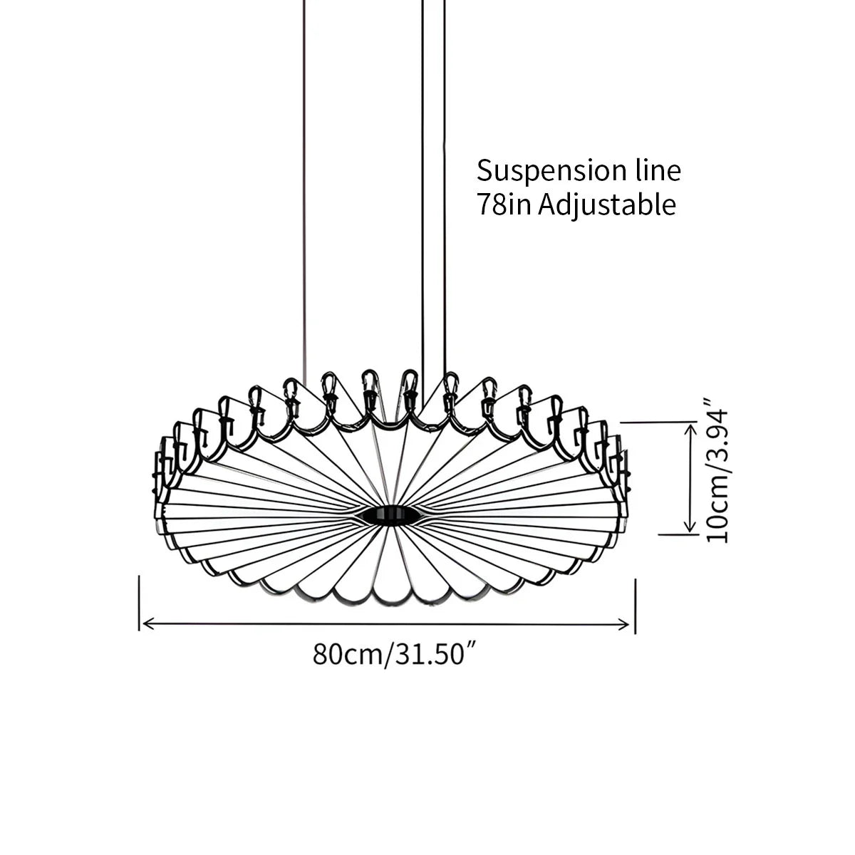 Feyran Sunflower Acoustic Pendant Light