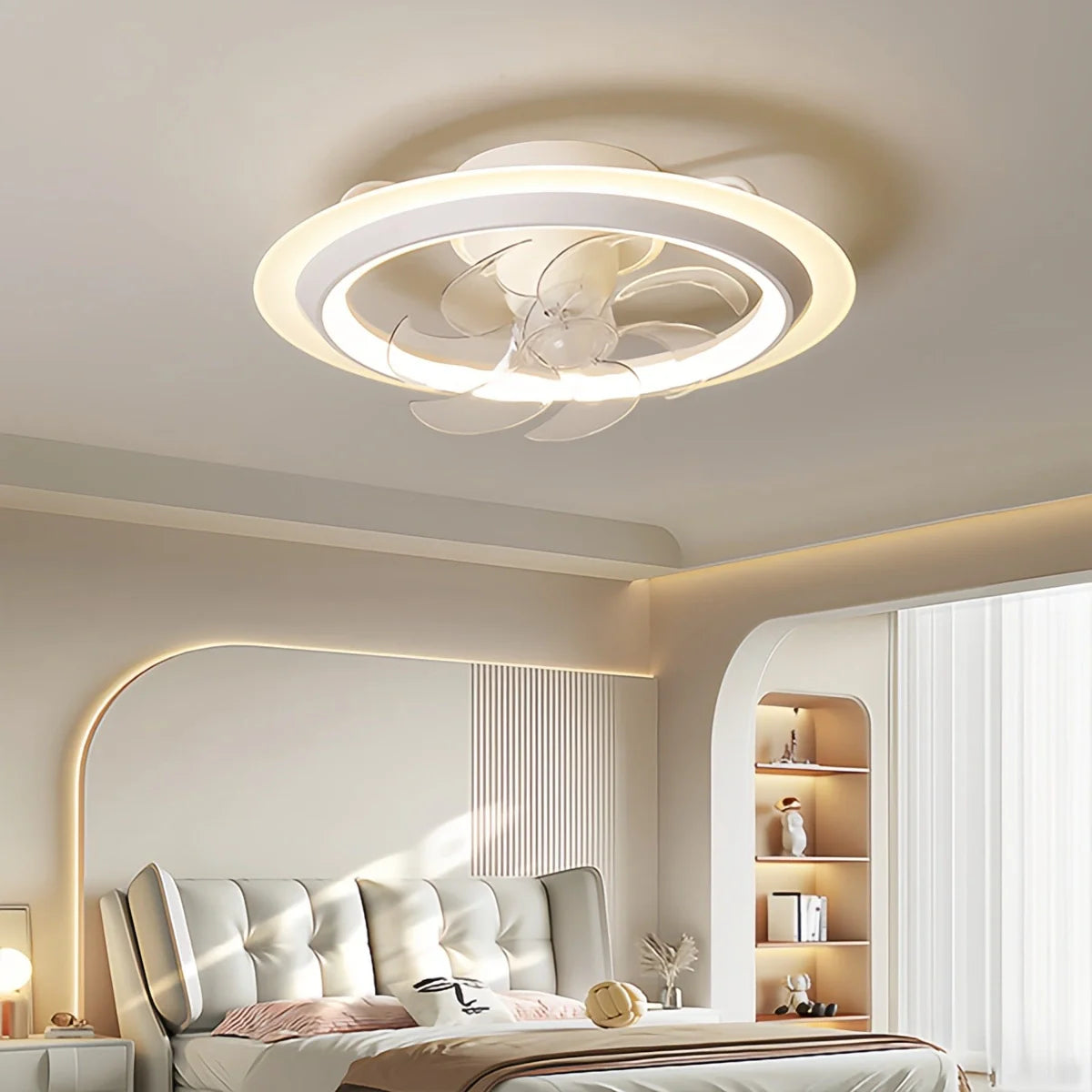Feyran Creative 360° Rotating Ceiling Fan with Light