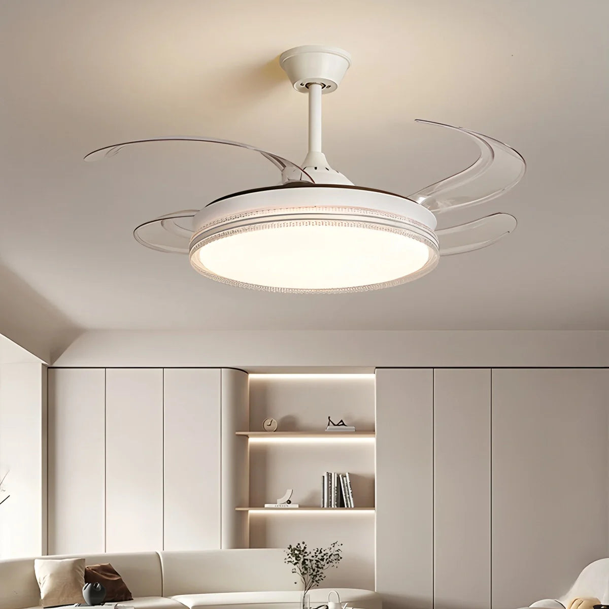 Feyran Modern LED Ceiling Fan Lights with Remote Control