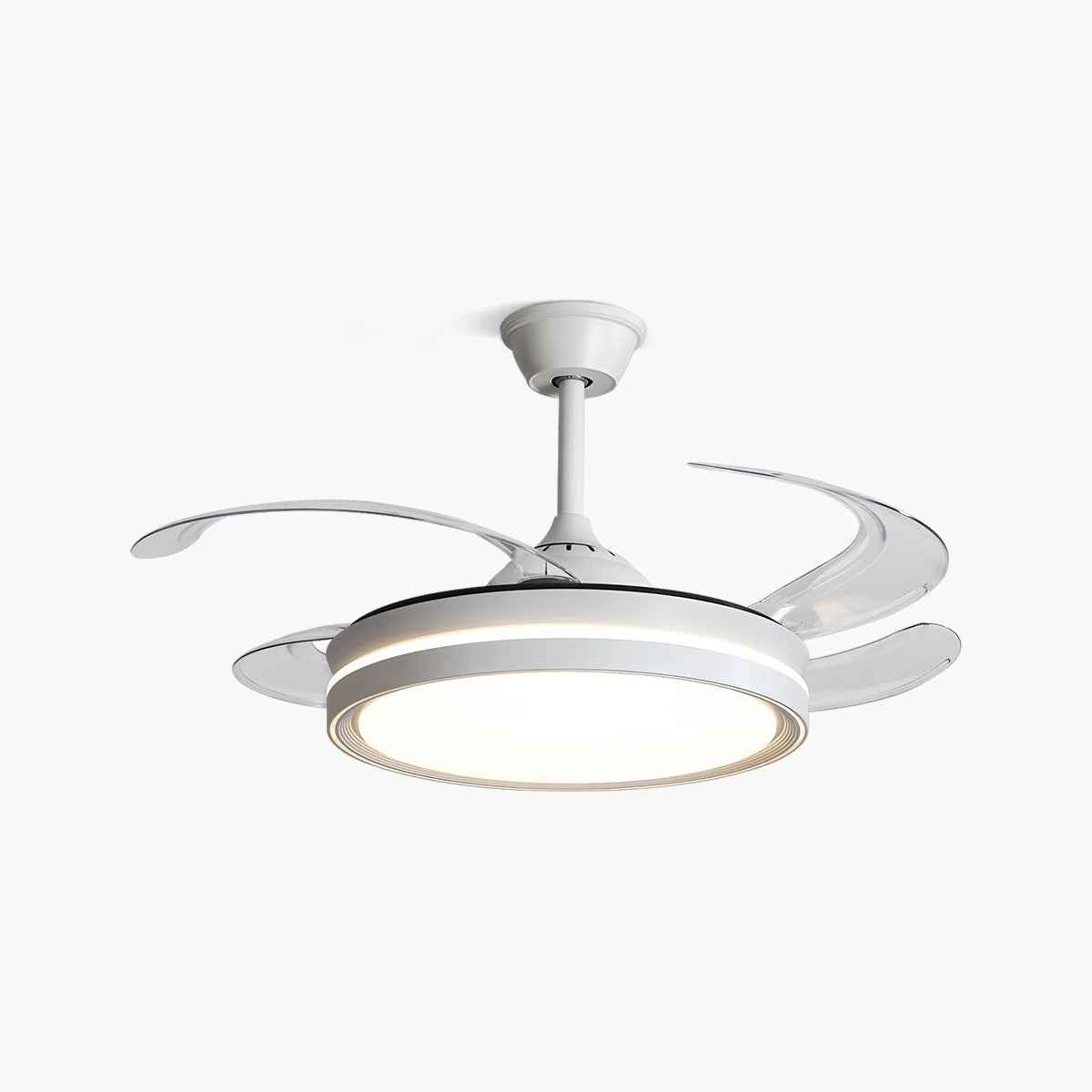 Feyran Modern Silent Remote Control Ceiling Fan with Light