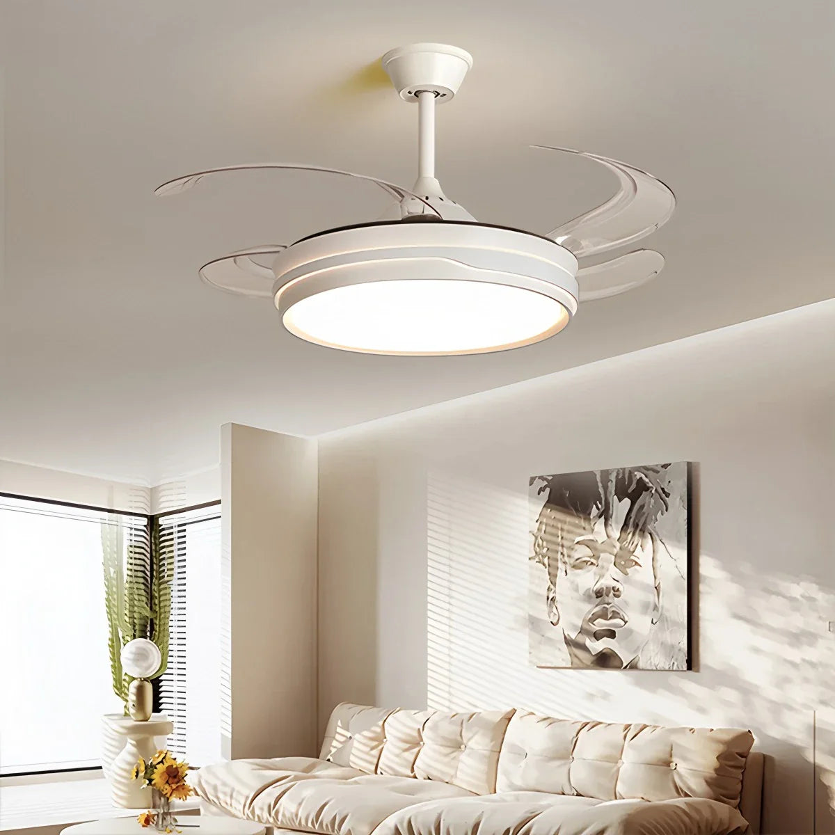 Feyran LED Ceiling Fan Light with Remote Control