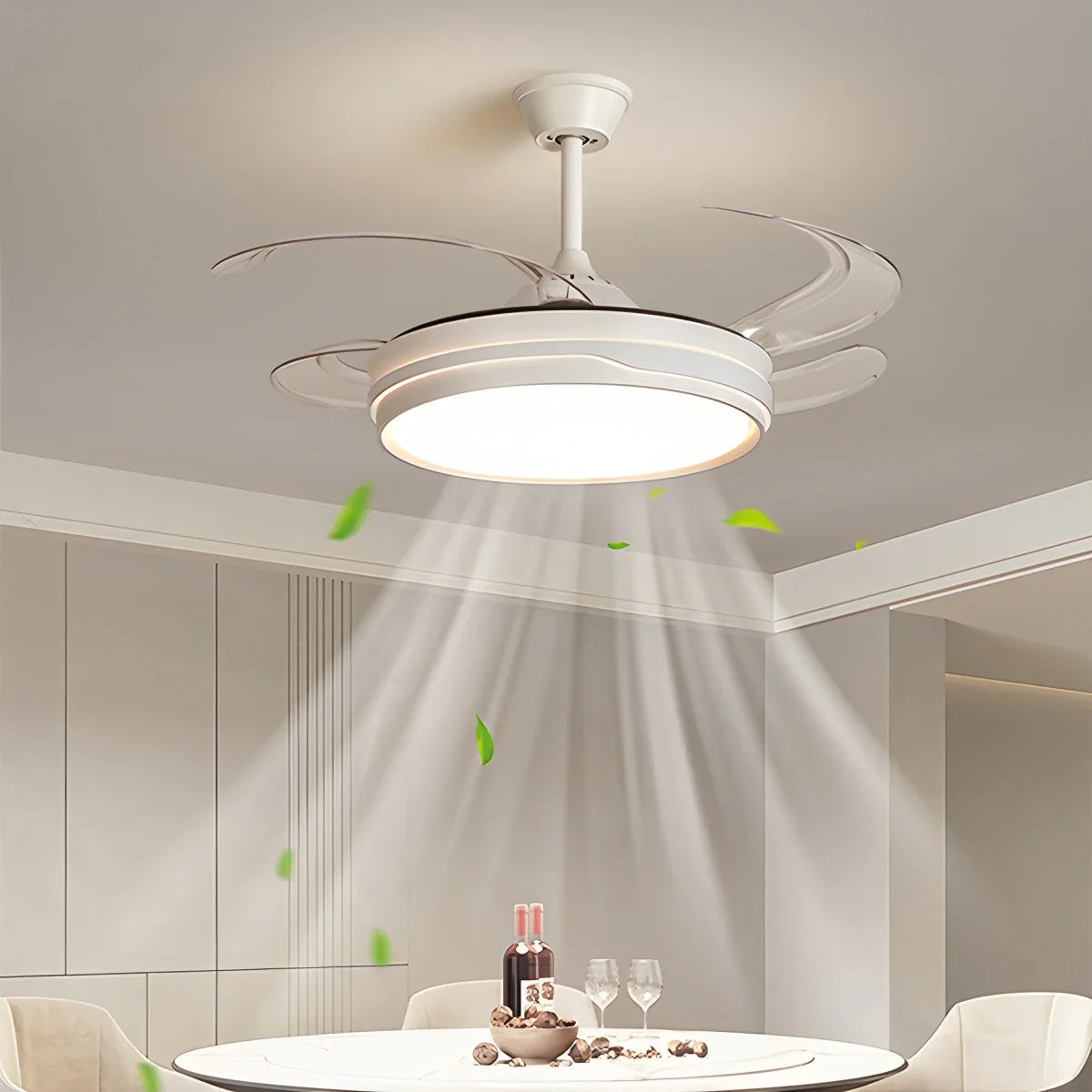 Feyran LED Ceiling Fan Light with Remote Control