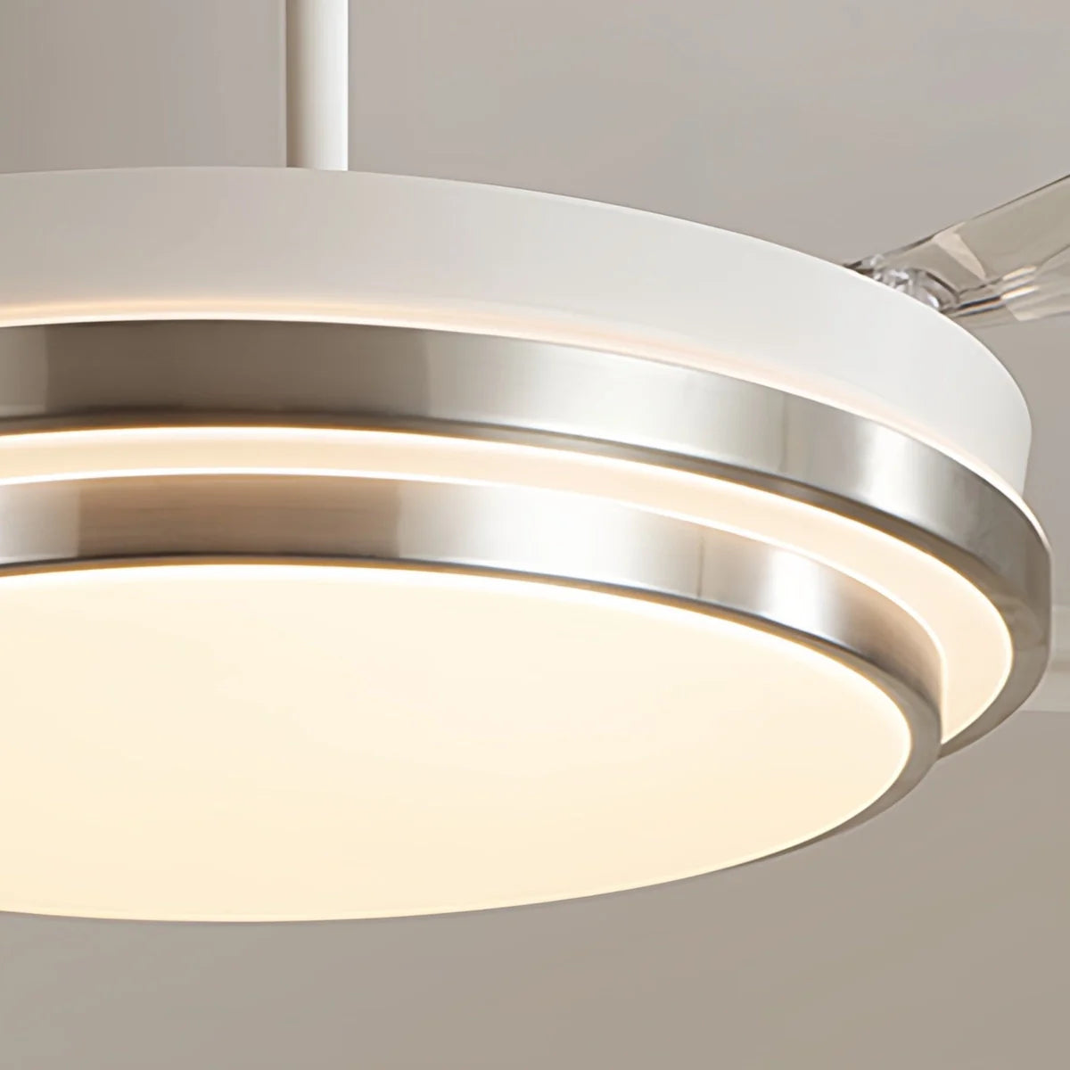 Feyran Modern White Ceiling Fan with Light