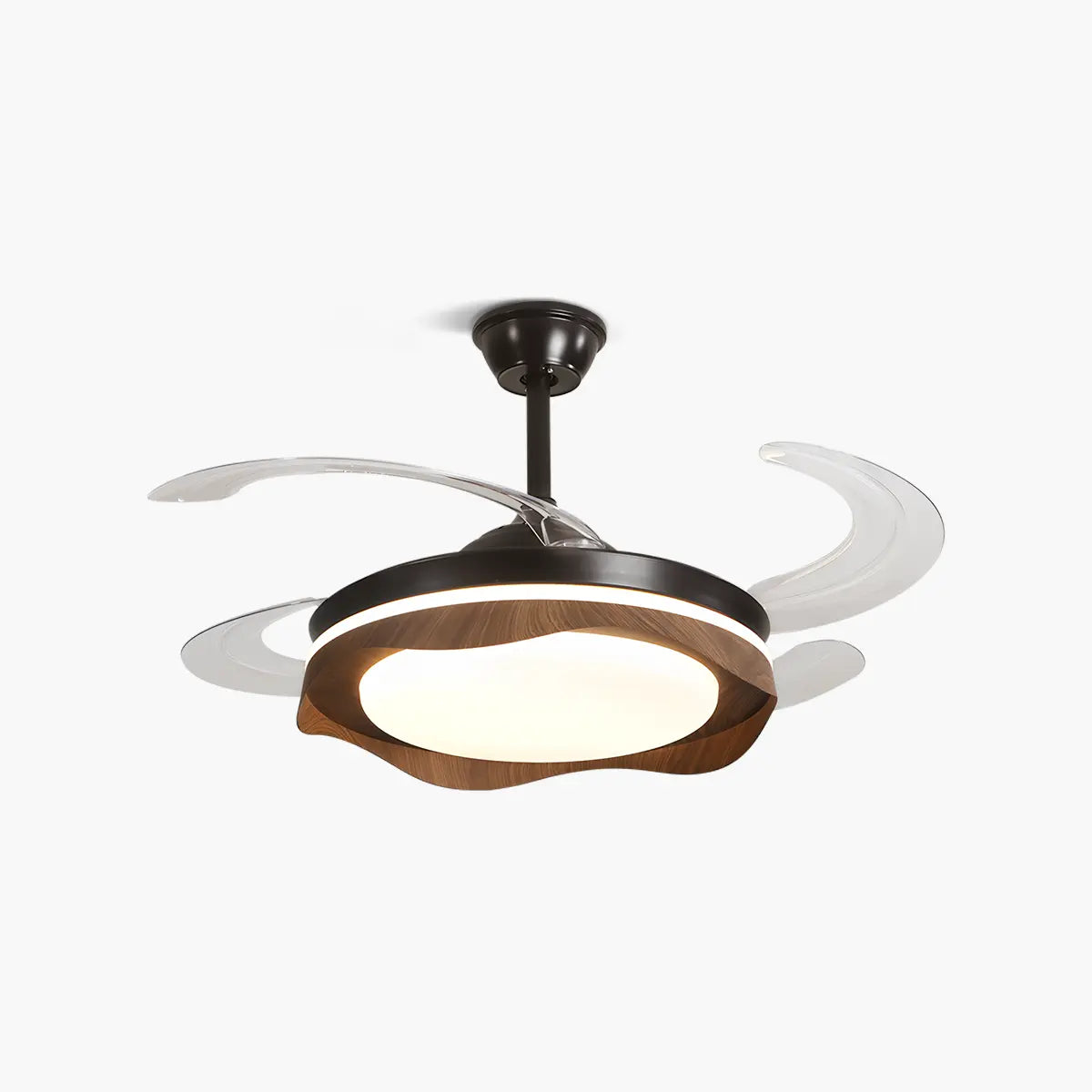 Feyran Retractable Blade Ceiling Fan with Light