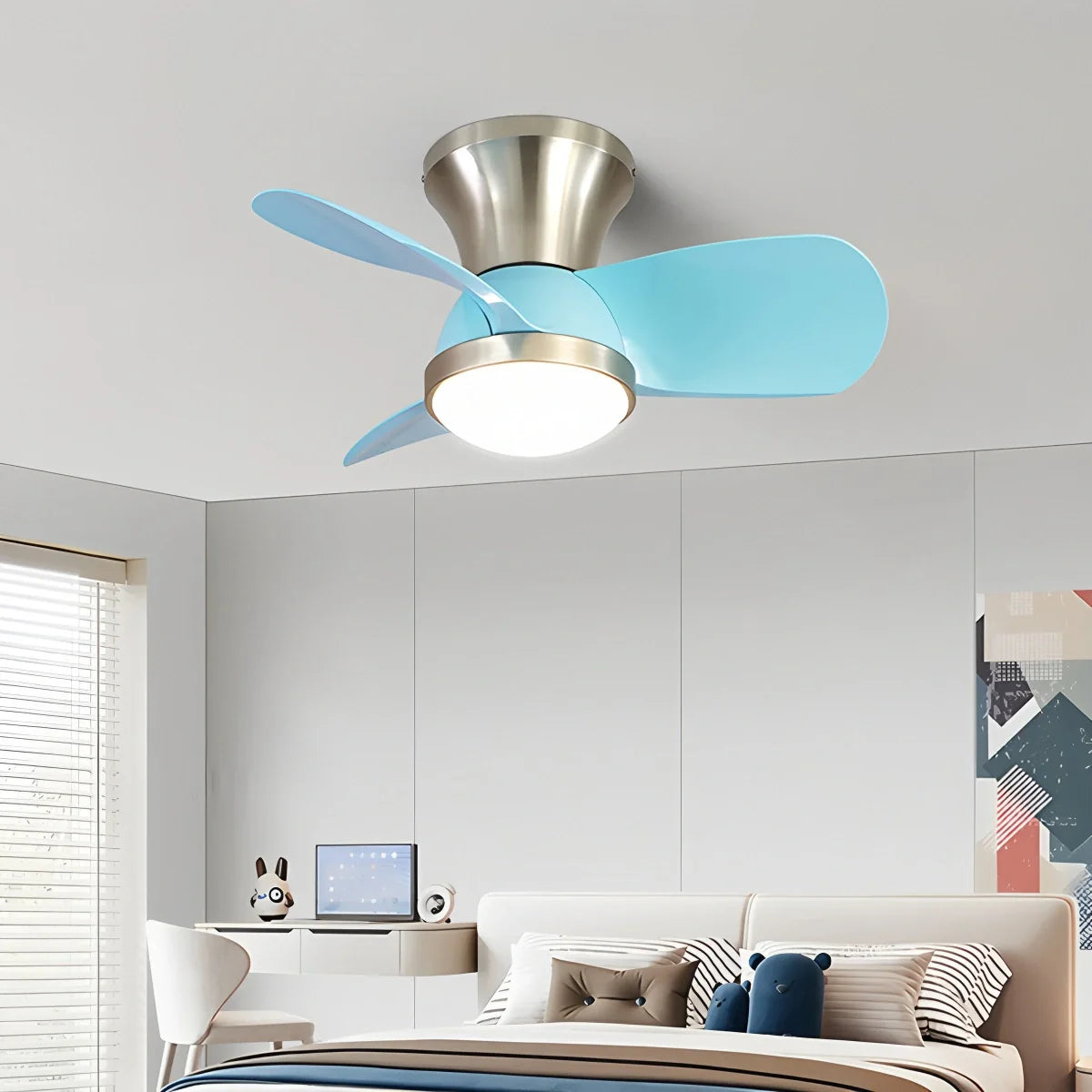 Feyran Simple Ceiling Fan Light for Children's Room
