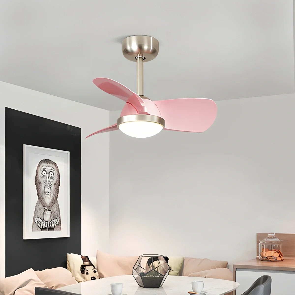 Feyran Simple Ceiling Fan Light for Children's Room