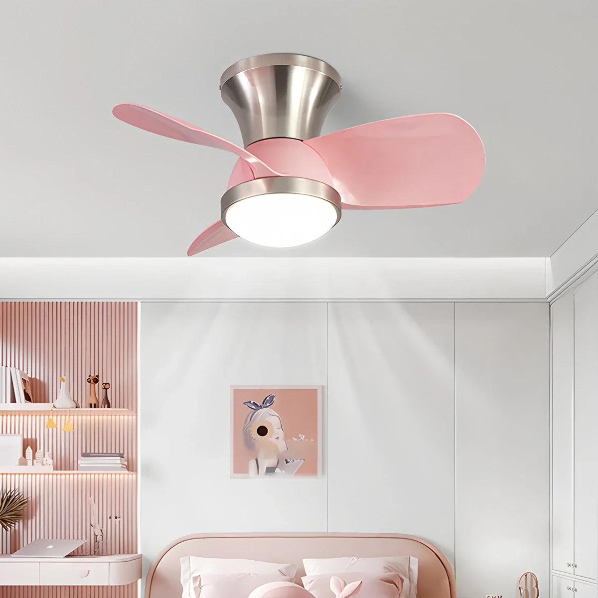 Feyran Simple Ceiling Fan Light for Children's Room