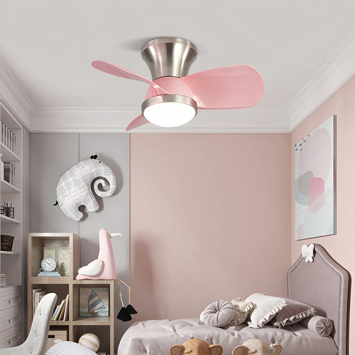 Feyran Simple Ceiling Fan Light for Children's Room
