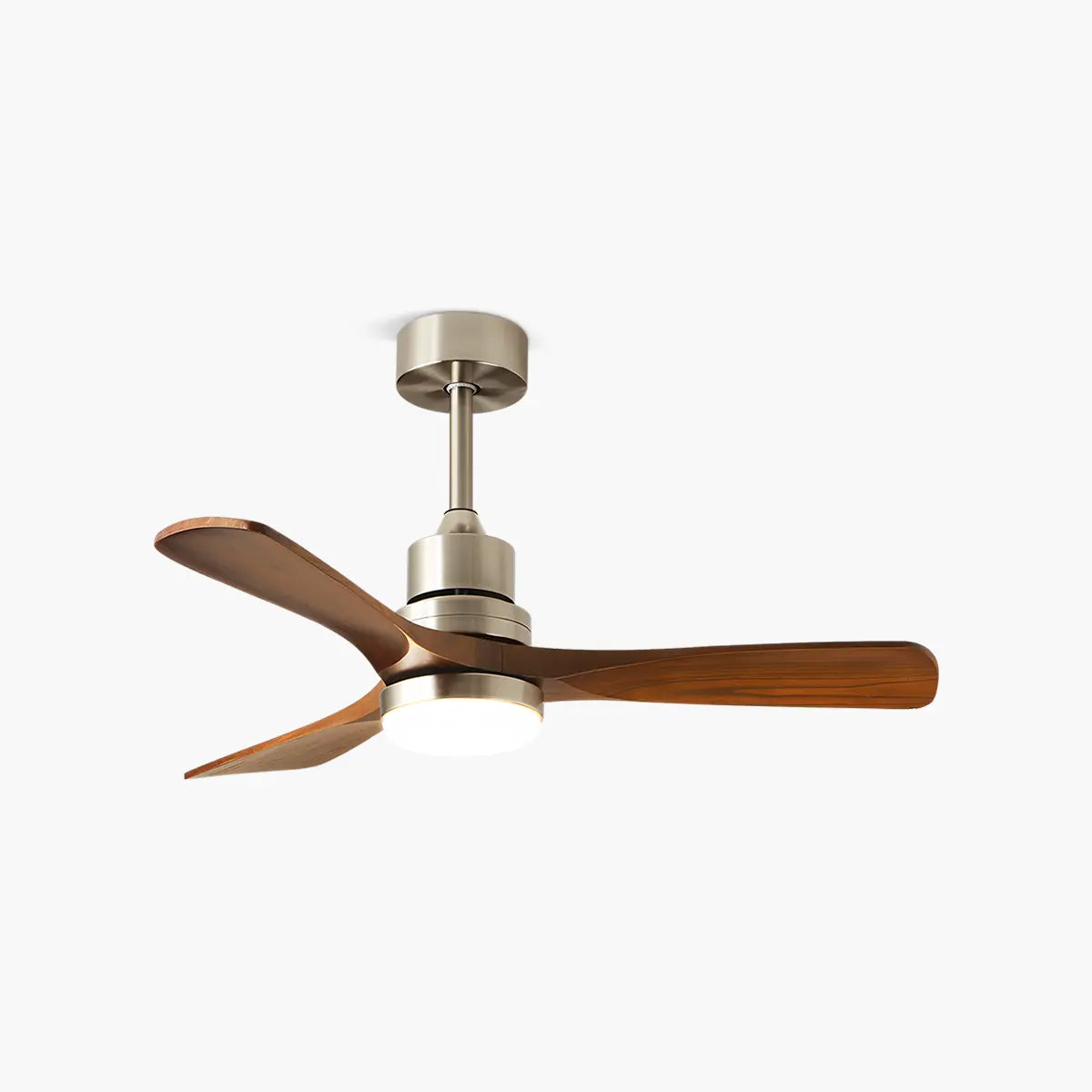 Feyran American Retro 3-Blade Ceiling Fan with Light