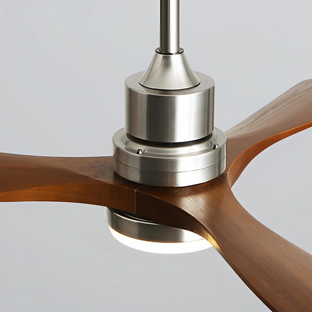 Feyran American Retro 3-Blade Ceiling Fan with Light