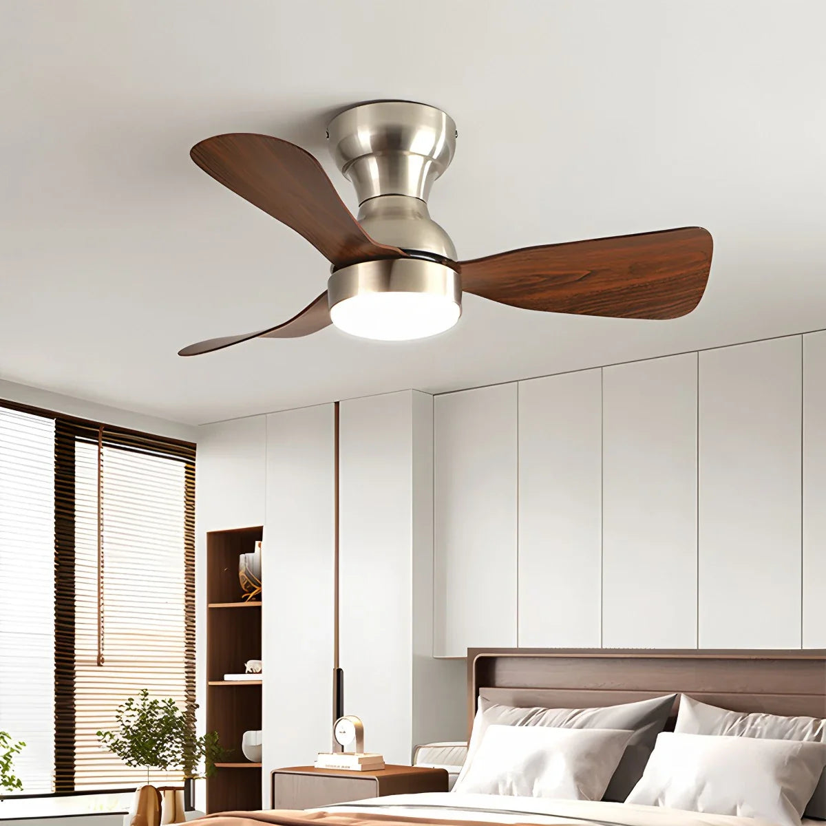 Feyran Small Size Indoor Ceiling Fan Light with Remote