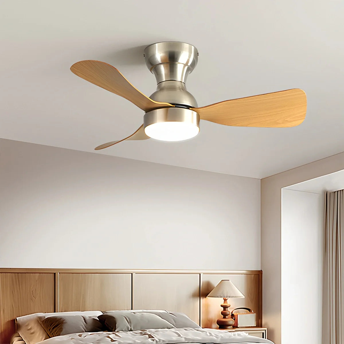 Feyran Small Size Indoor Ceiling Fan Light with Remote