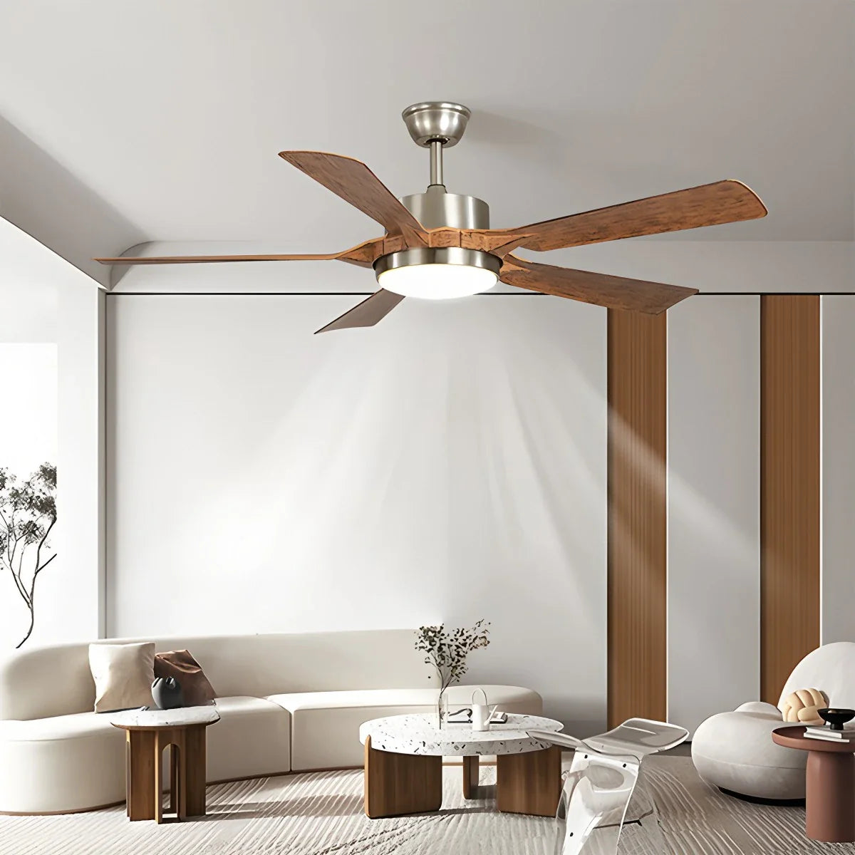 Feyran Dimmable Ceiling Fan with Light & Remote Control