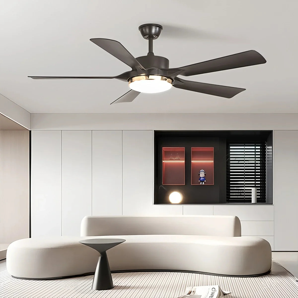 Feyran Dimmable Ceiling Fan with Light & Remote Control