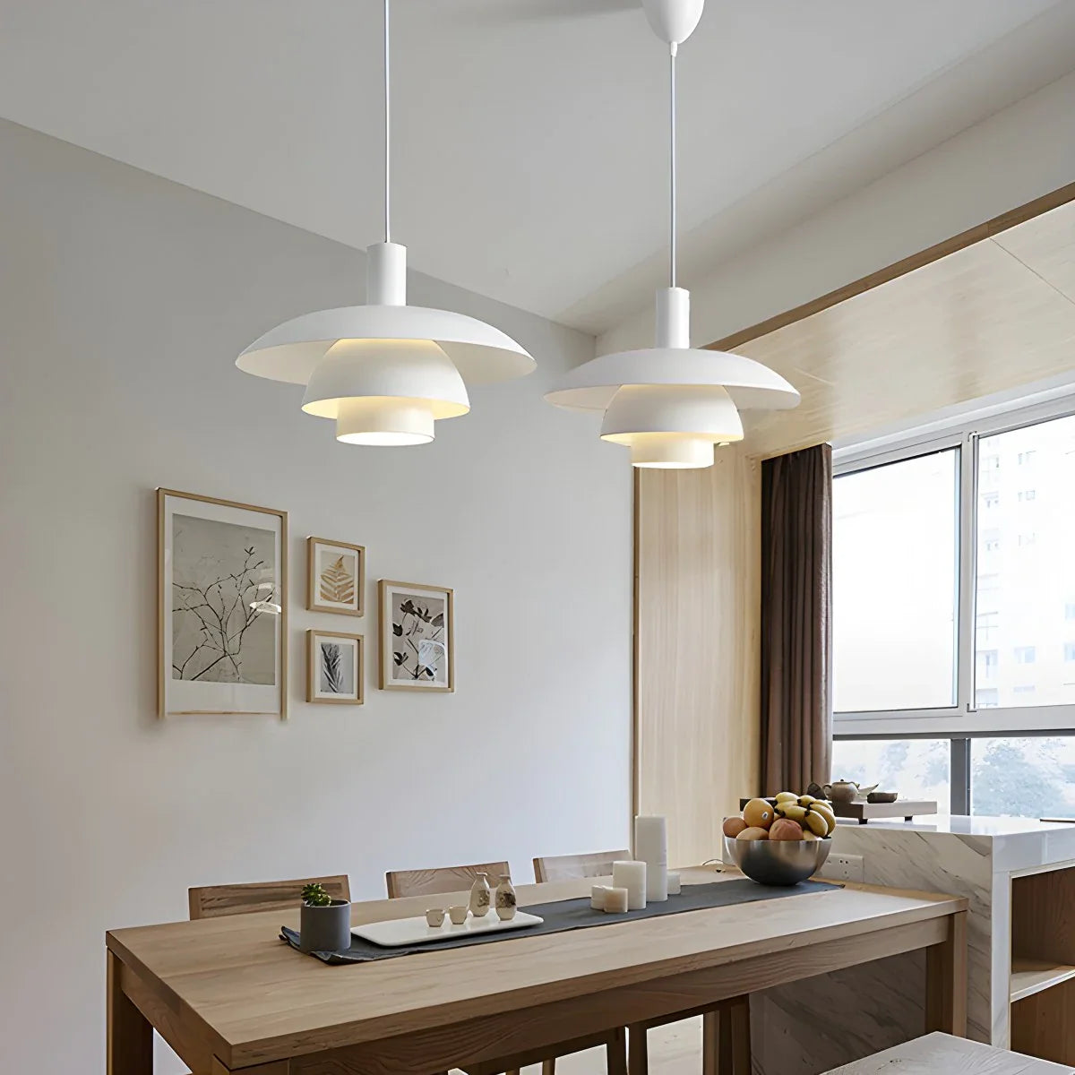 Feyran Nordic UFO Restaurant Pendant Light for Kitchen Island