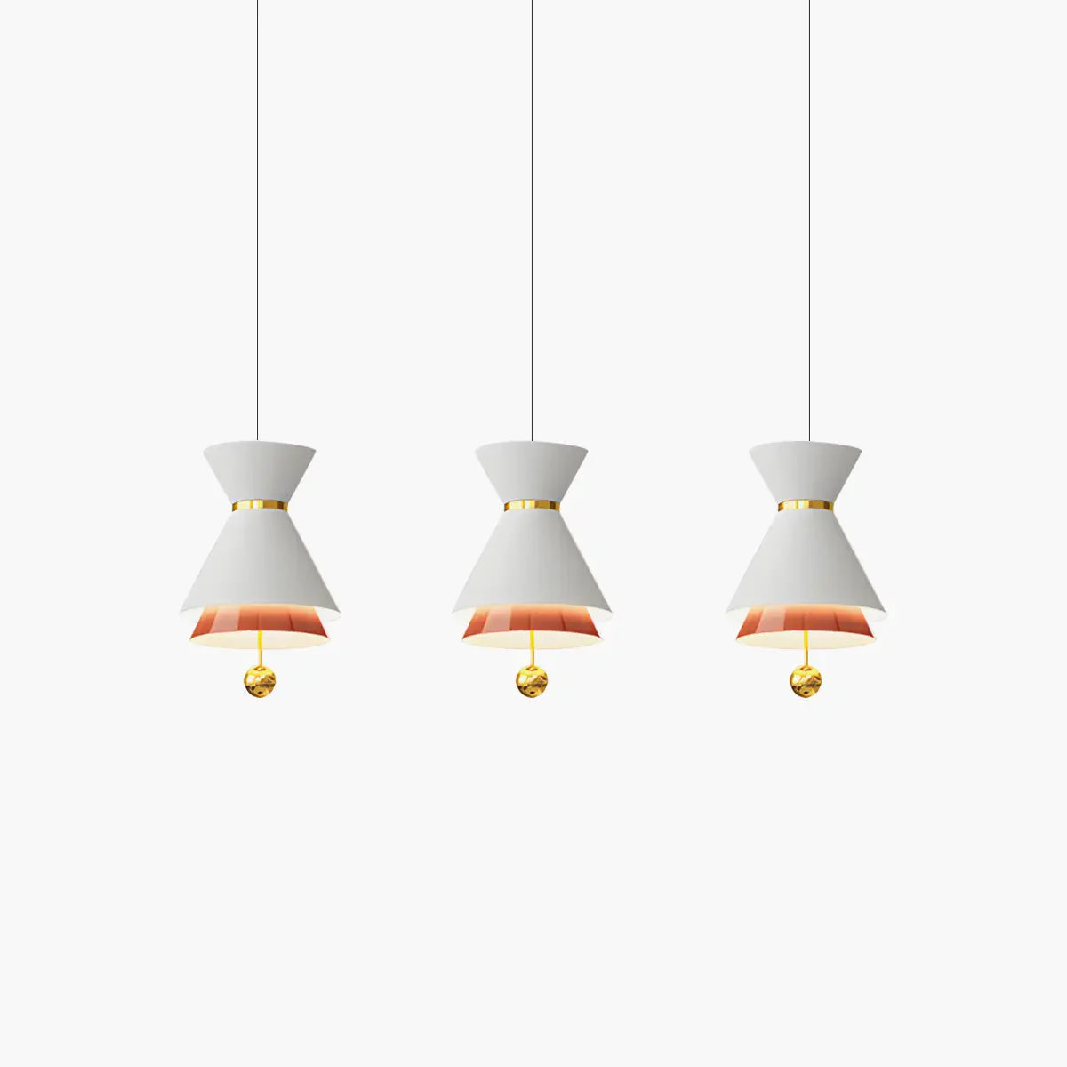 Feyran Modern Minimalist White LED Pendant & Wall Light