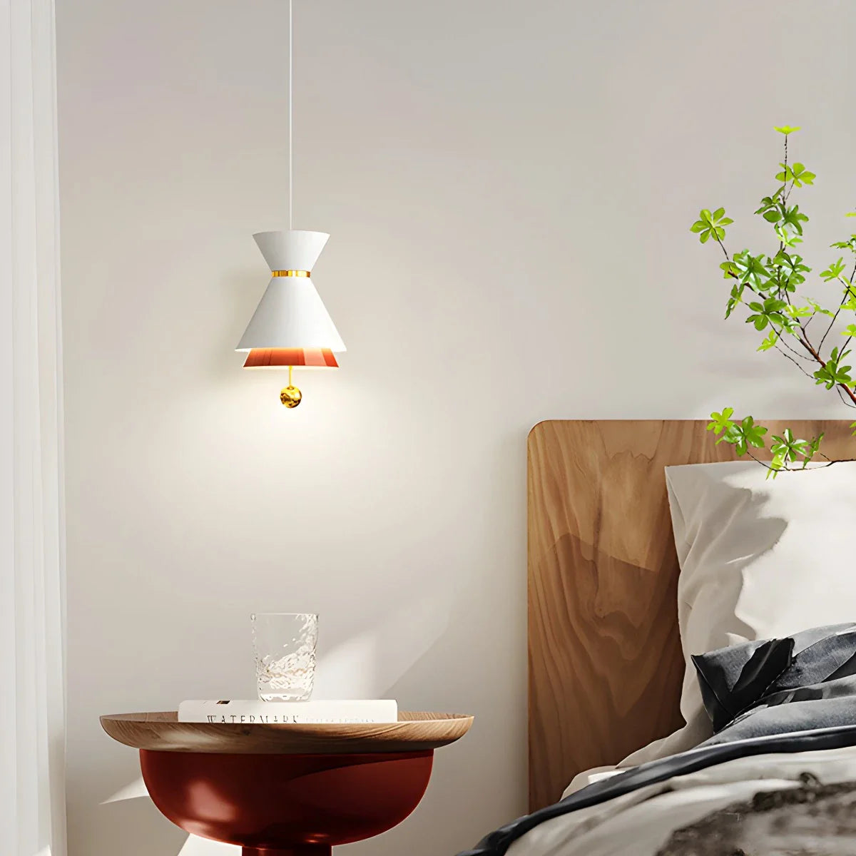 Feyran Modern Minimalist White LED Pendant & Wall Light