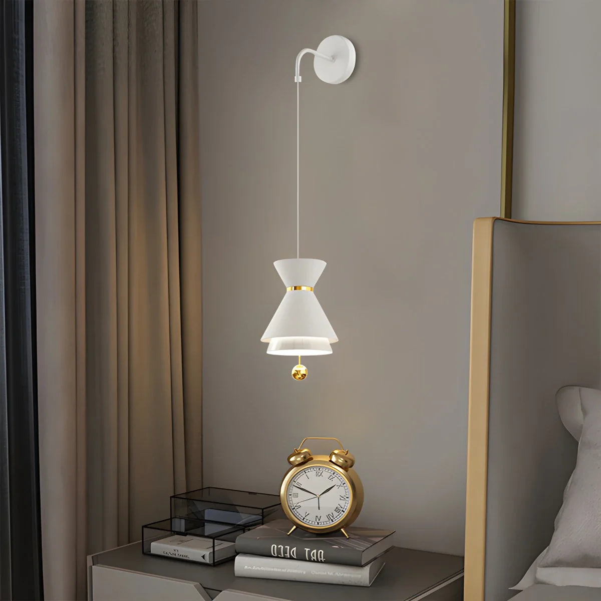 Feyran Modern Minimalist White LED Pendant & Wall Light
