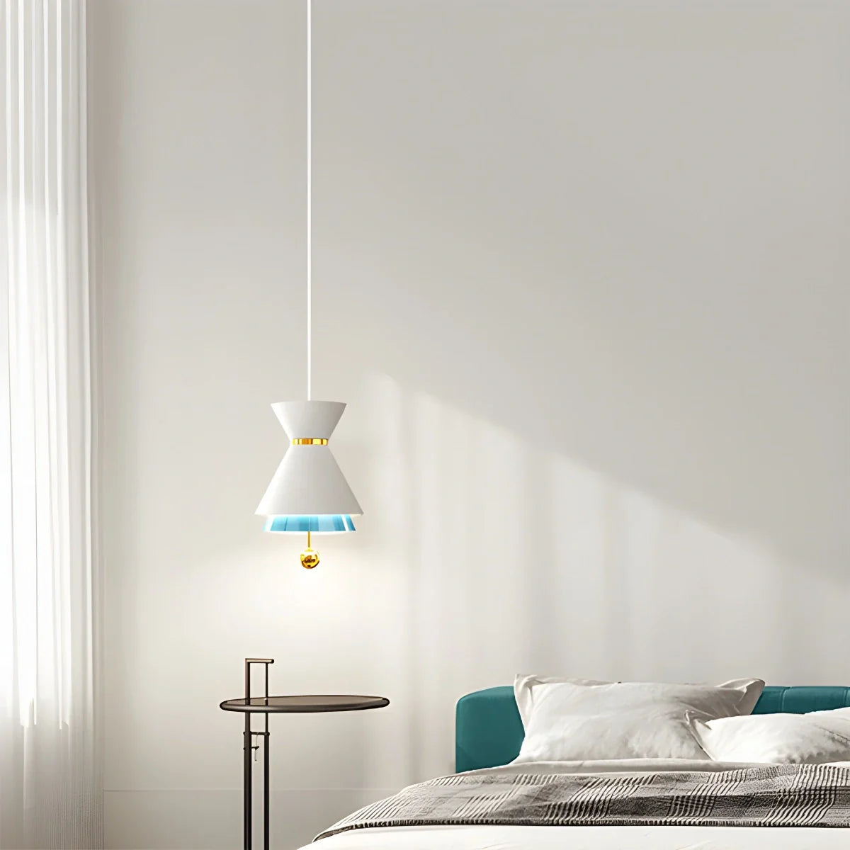 Feyran Modern Minimalist White LED Pendant & Wall Light