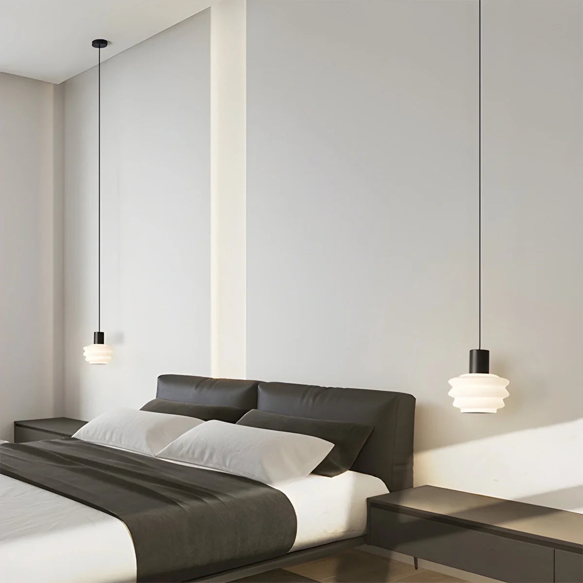 Feyran Nordic Cream Style LED Bedroom Small Pendant Light