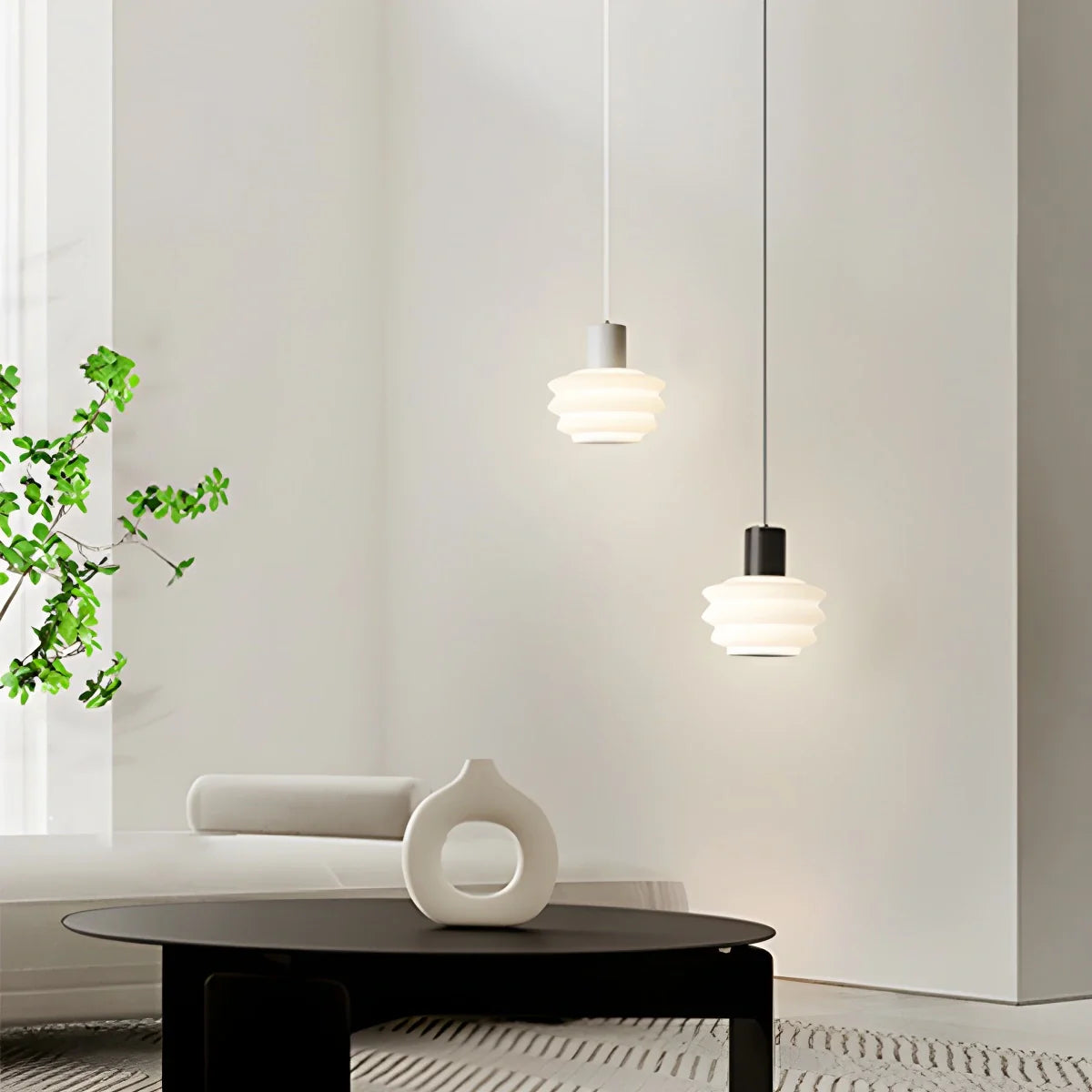 Feyran Nordic Cream Style LED Bedroom Small Pendant Light