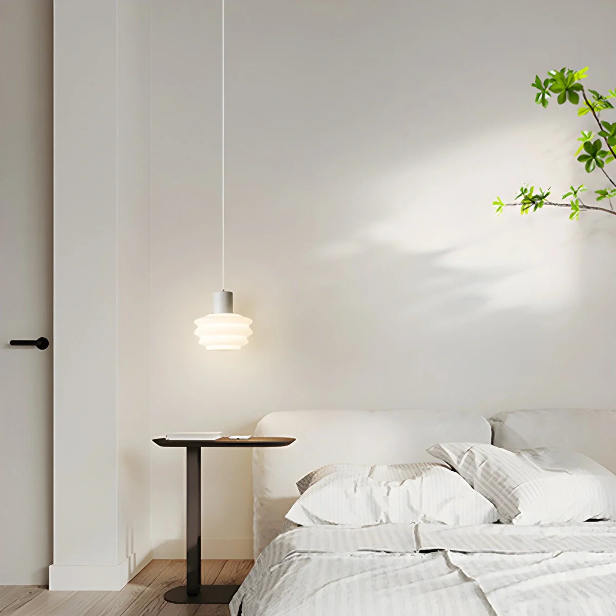 Feyran Nordic Cream Style LED Bedroom Small Pendant Light