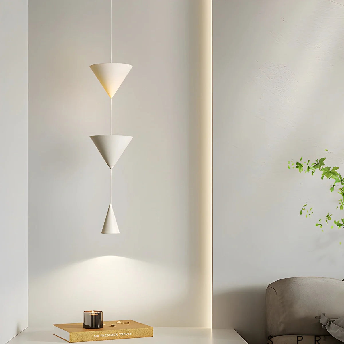 Feyran Modern Geometric Cone LED Pendant Light