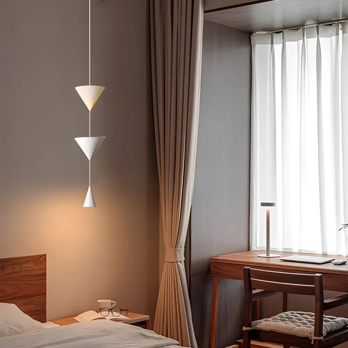 Feyran Modern Geometric Cone LED Pendant Light