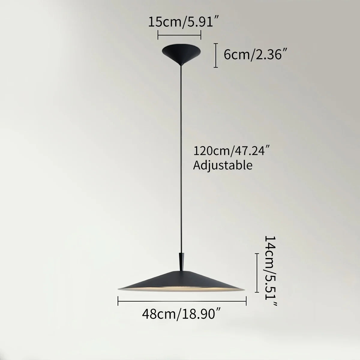 Feyran Minimalist Flying Saucer Pendant Light for Dining Room