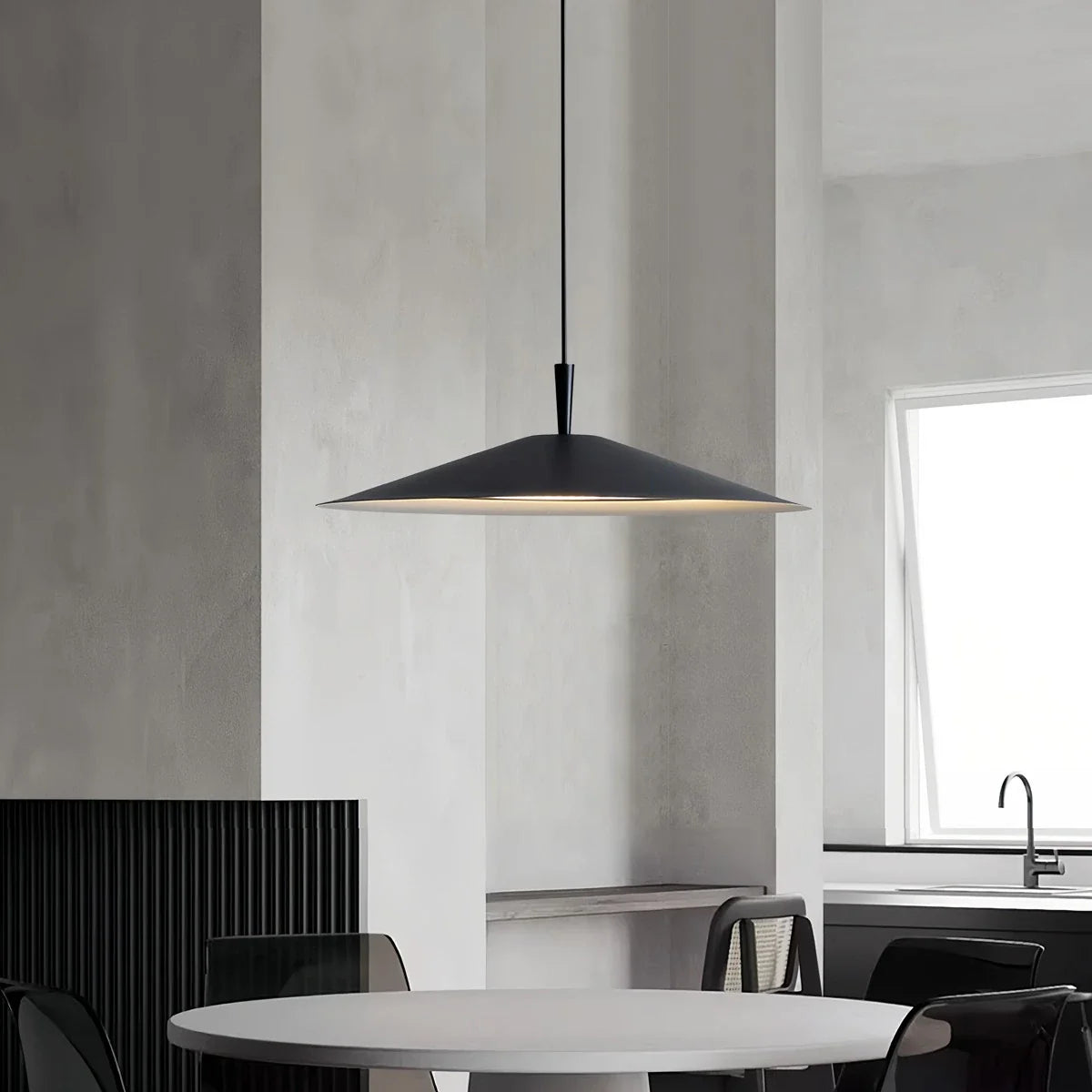Feyran Minimalist Flying Saucer Pendant Light for Dining Room