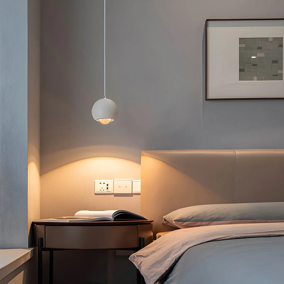 Feyran Modern Minimalist Ball Shape LED Pendant Light