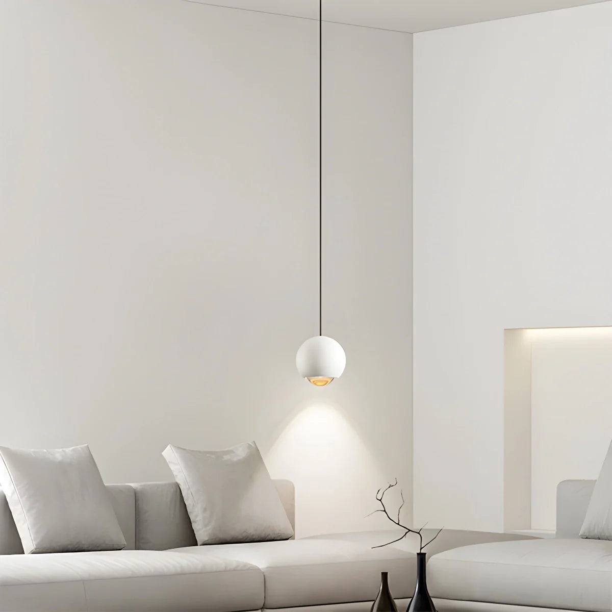 Feyran Modern Minimalist Ball Shape LED Pendant Light