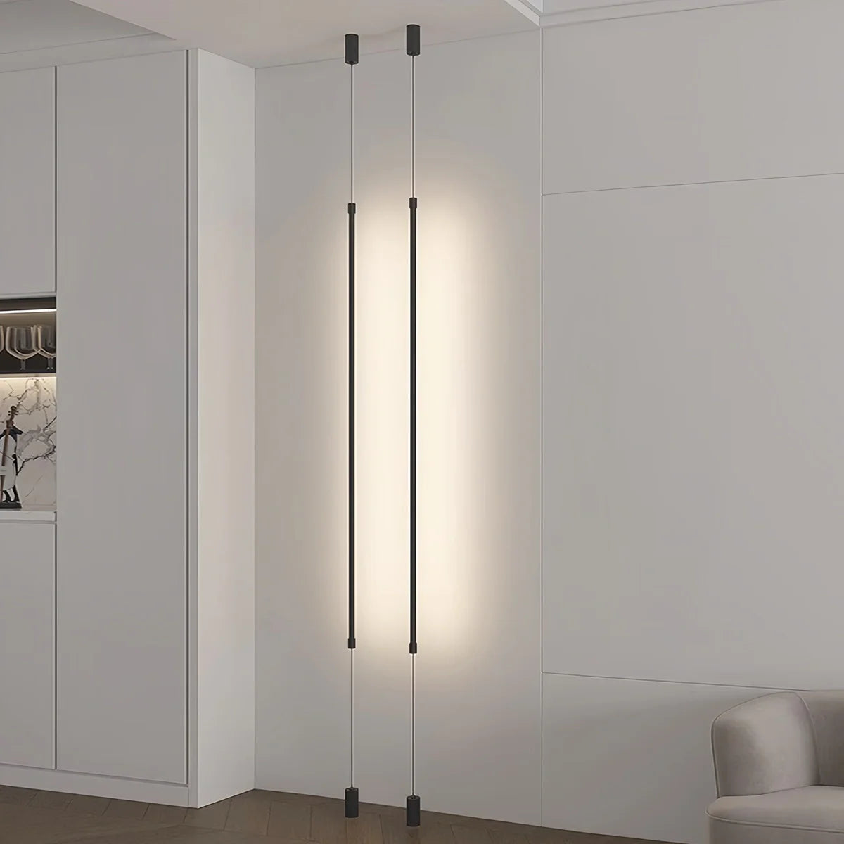 Feyran Modern Long Line Floor To Ceiling Light