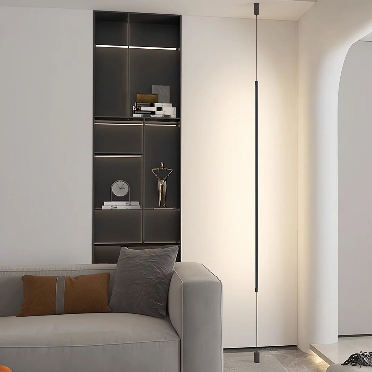 Feyran Modern Long Line Floor To Ceiling Light