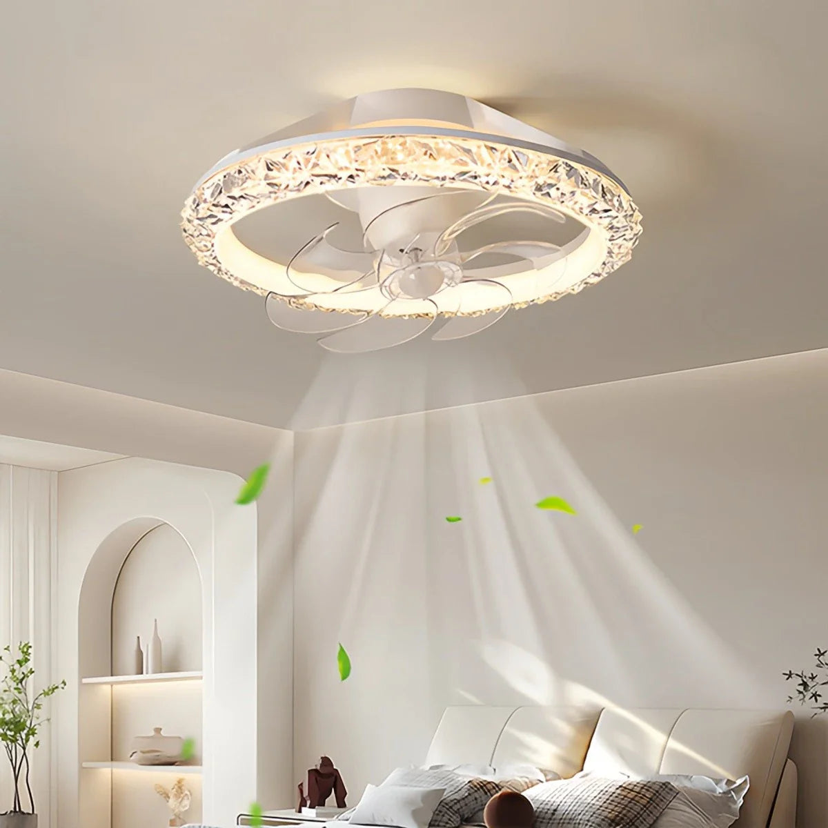Feyran Creative Circular LED Ceiling Fan Light