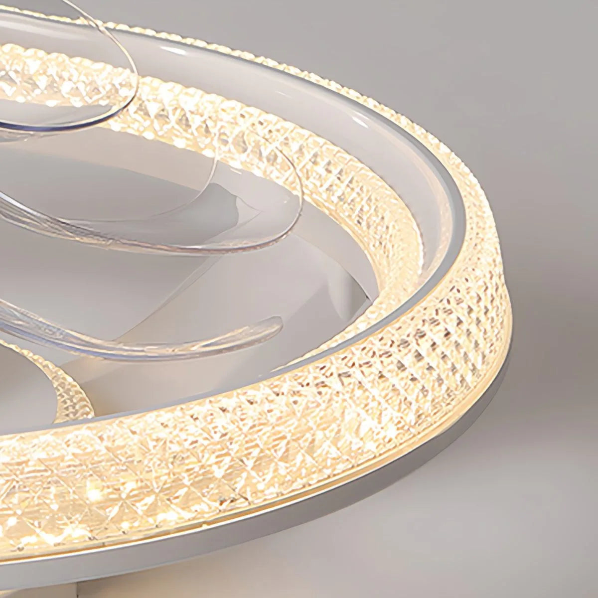 Feyran Creative Circular LED Ceiling Fan Light