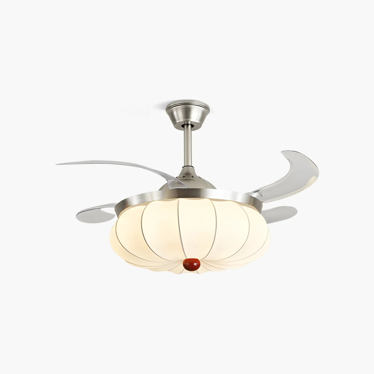 Feyran Retro Fabric Ceiling Fan Light for Dining Room