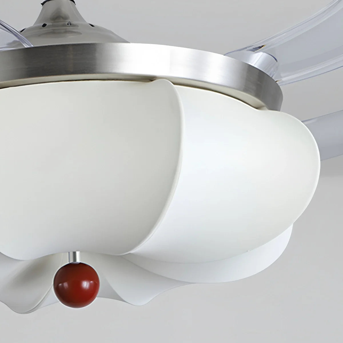 Feyran Retro Fabric Ceiling Fan Light for Dining Room