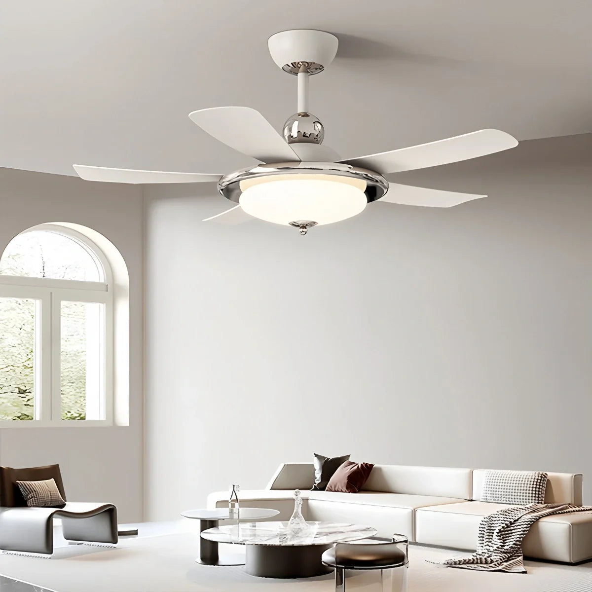 Feyran Silent Ceiling Fan with Light & Remote Control