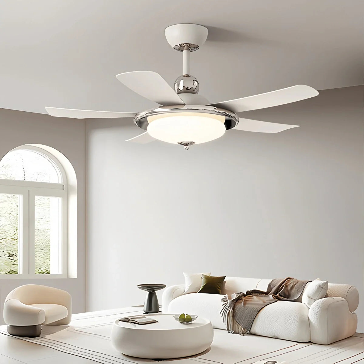 Feyran Silent Ceiling Fan with Light & Remote Control