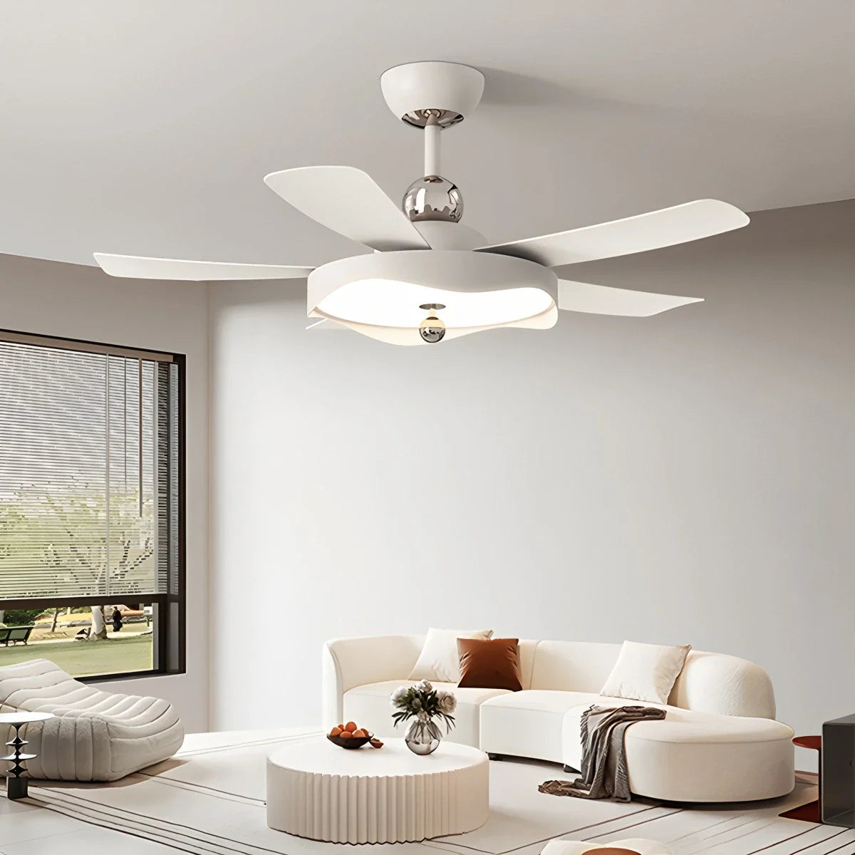 Feyran Silent Ceiling Fan with Light & Remote Control