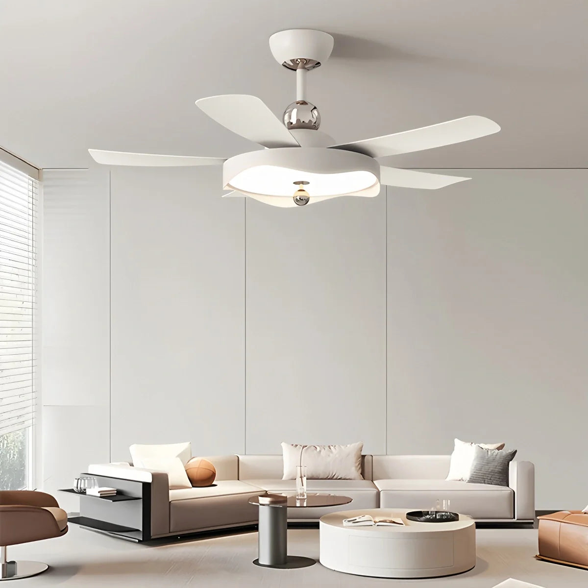 Feyran Silent Ceiling Fan with Light & Remote Control