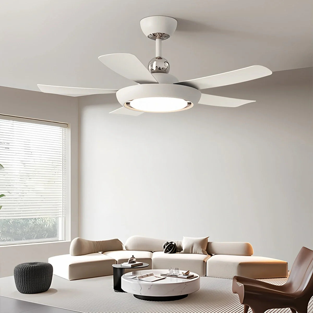 Feyran Silent Ceiling Fan with Light & Remote Control