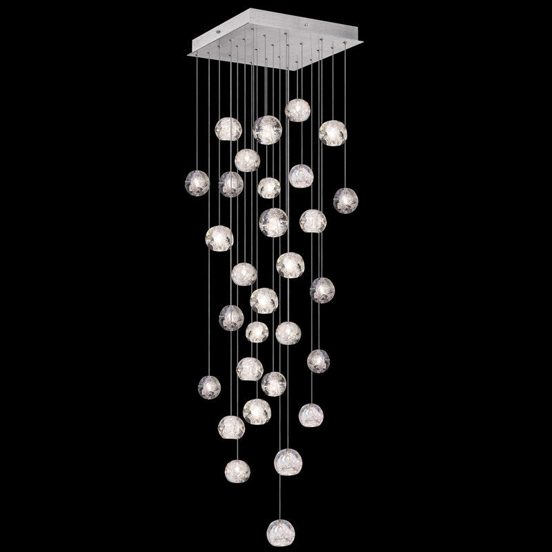 Vitrina Crystal Drop Orbs 30 Ball Large Chandelier - Feyran