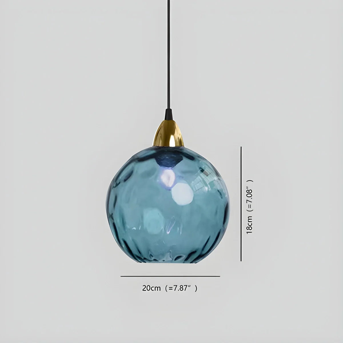 Feyran Colorful Glass Ball Pendant Light for Living Room