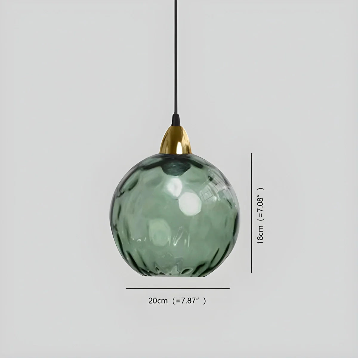 Feyran Colorful Glass Ball Pendant Light for Living Room
