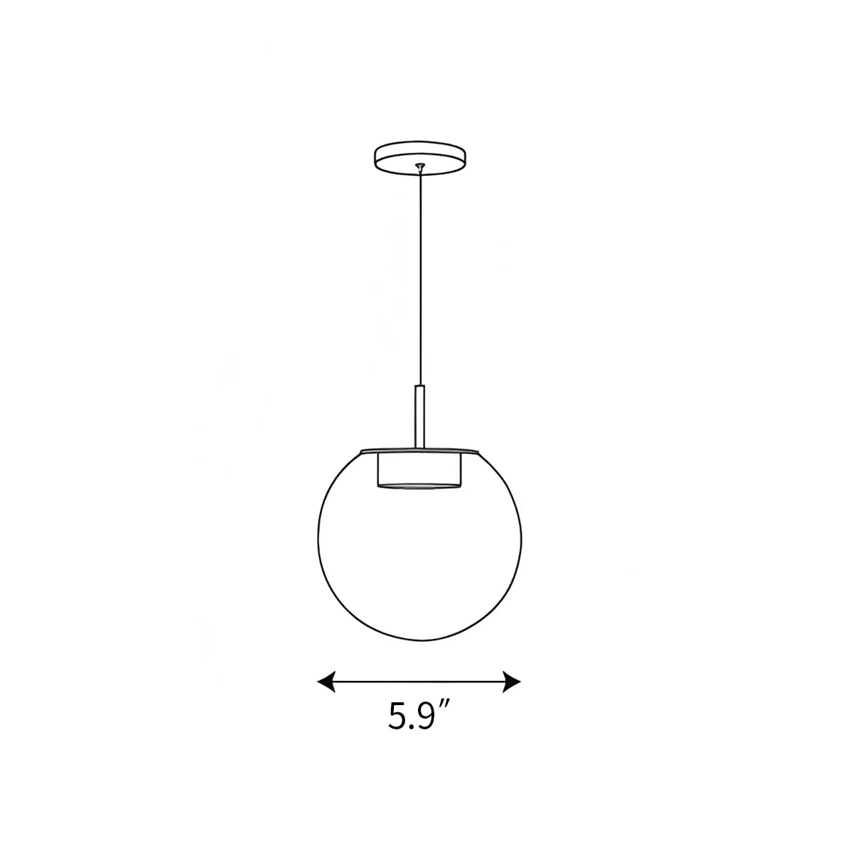 Feyran Orbis Pendant Lamp for Dining Room
