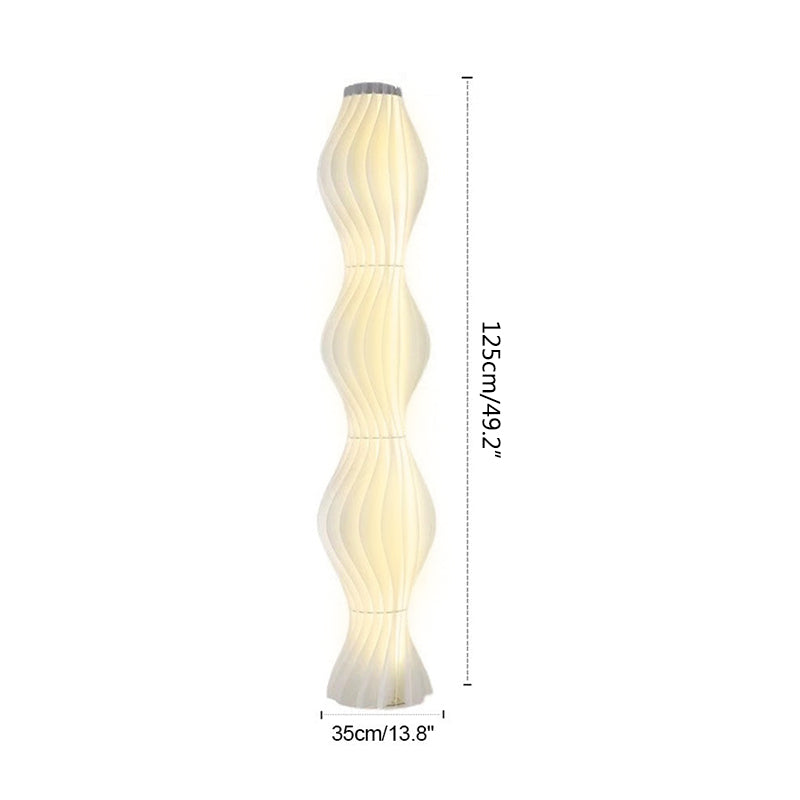Feyran Wave Column Floor Lamp for Living Room Bedroom